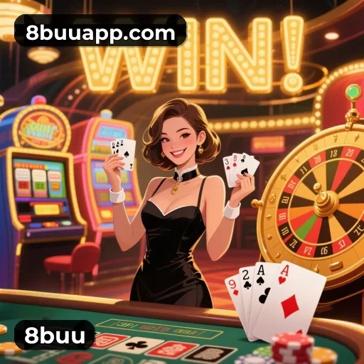 Catálogo de 2.547 jogos da 8buu incluindo Pragmatic Play e Evolution Gaming